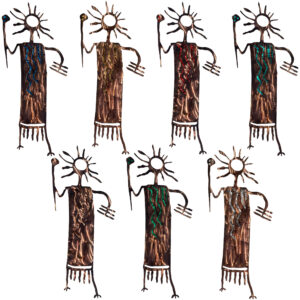 Petroglyph Ted Metal Decor by Meyerdirk Art