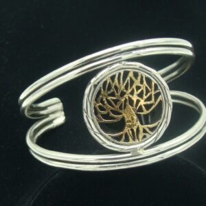 Tree of Life Quarter Bracelet by Two Feathers Coin Art