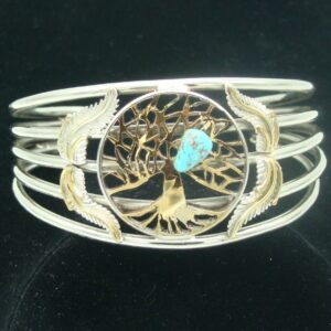 Tree of Life Half Dollar Bracelet by Two Feathers Coin Art