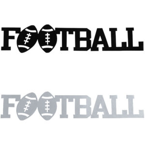Football Word Decor by Dugout Creek Designs