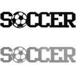 Soccer Word by Dugout Creek Designs