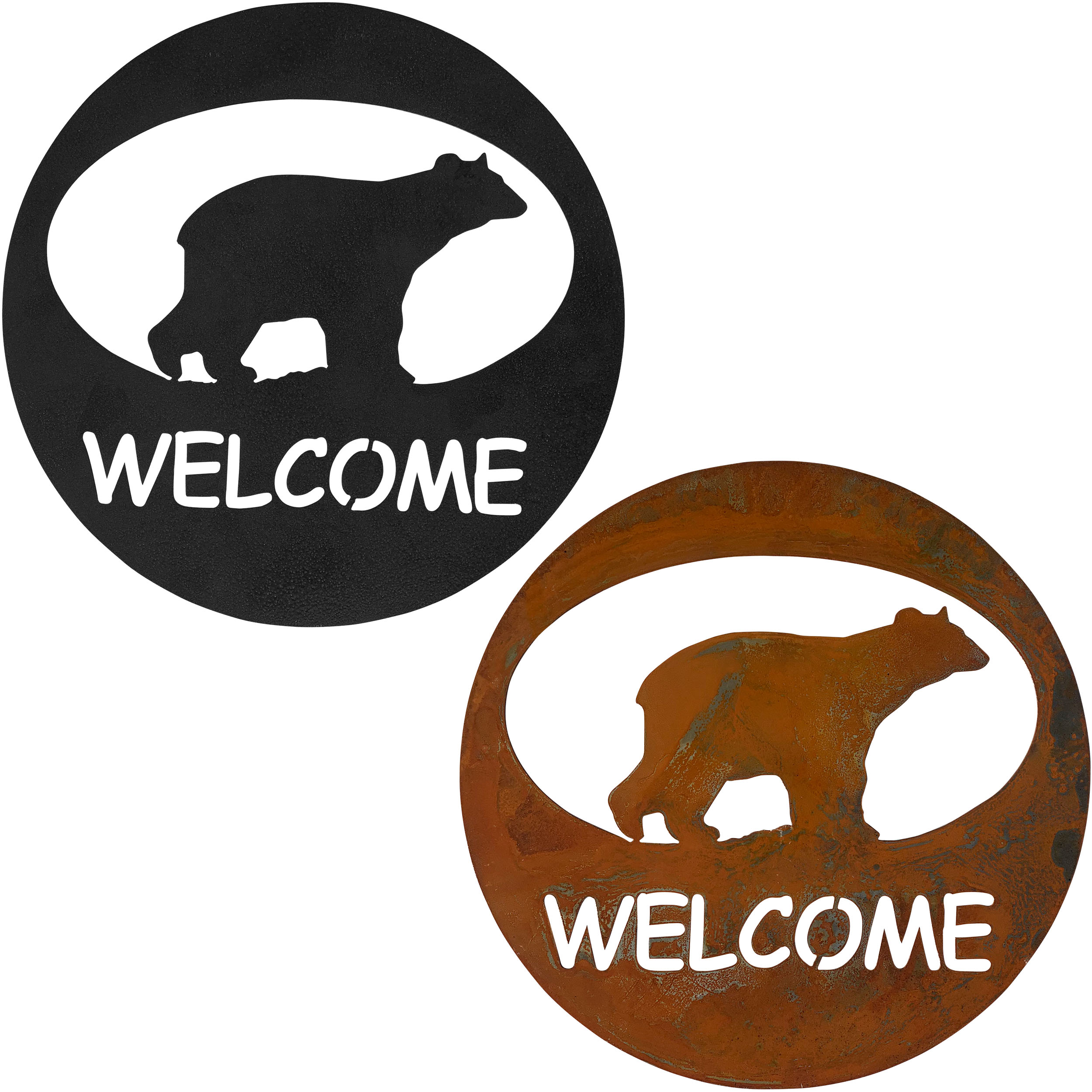 Bear Welcome Circle by Dugout Creek Designs