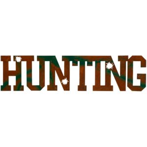 Hunting Word by Dugout Creek Designs