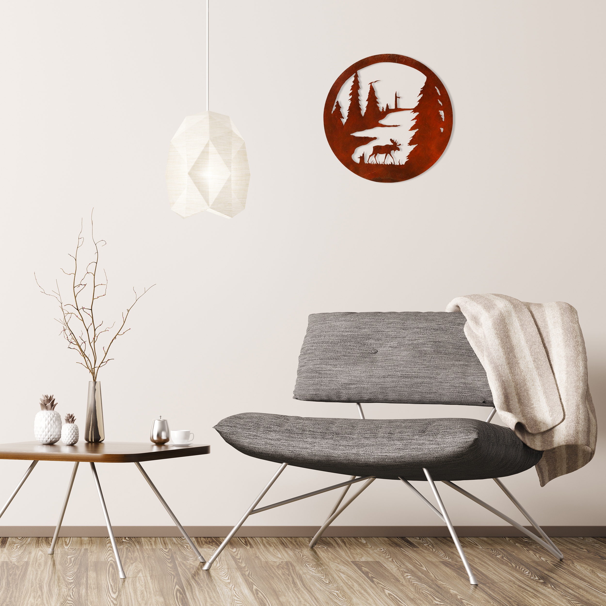 rust-moose-circle-over-gray-chair
