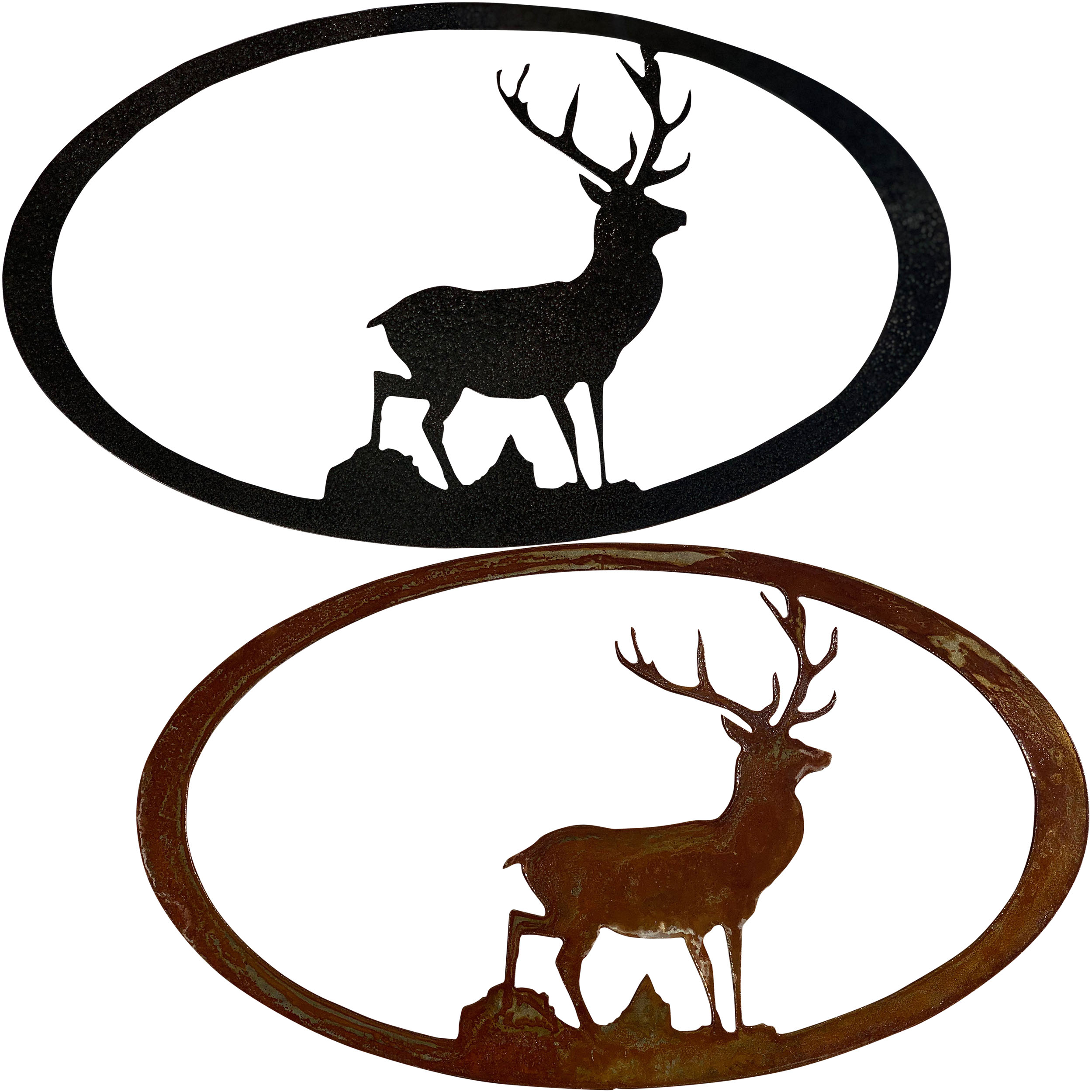Stag Oval by Dugout Creek Designs