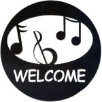 Music Welcome Circle by Dugout Creek Designs