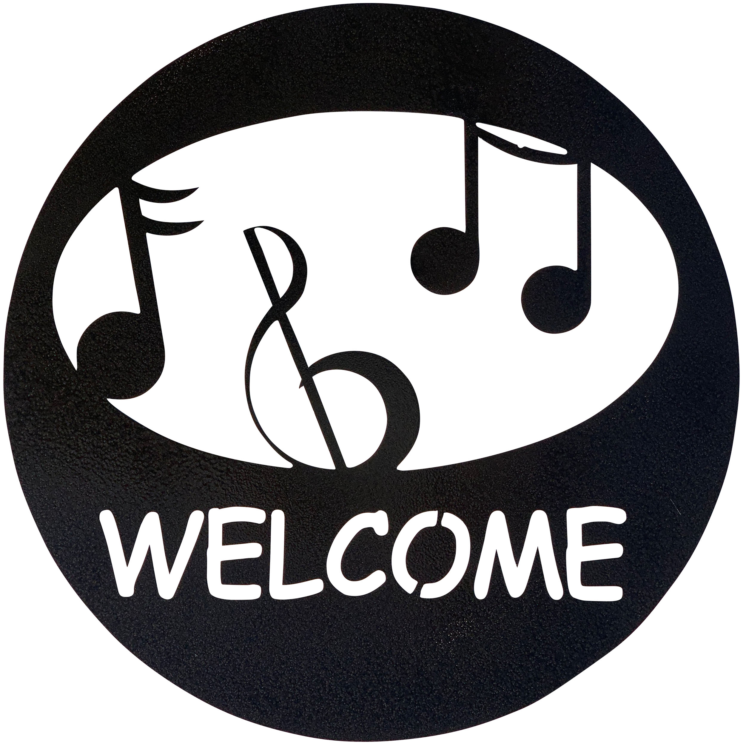 Music Welcome Circle by Dugout Creek Designs