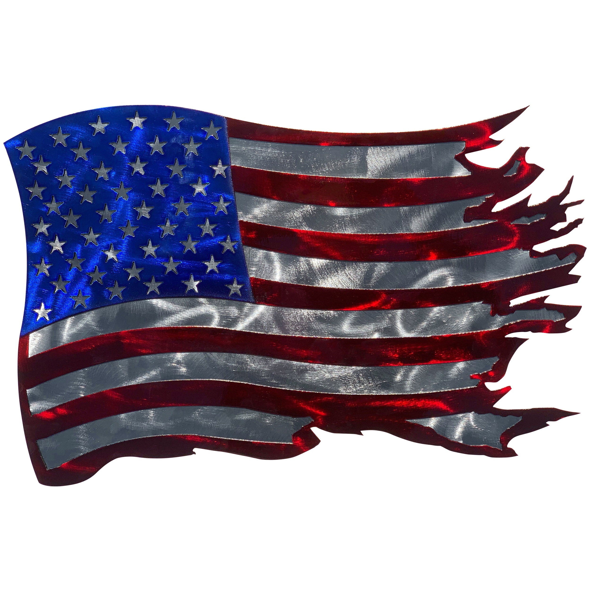 American Flag Metal Decor by Meyerdirk Art