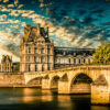 Across the Seine by Charles Santora Photography