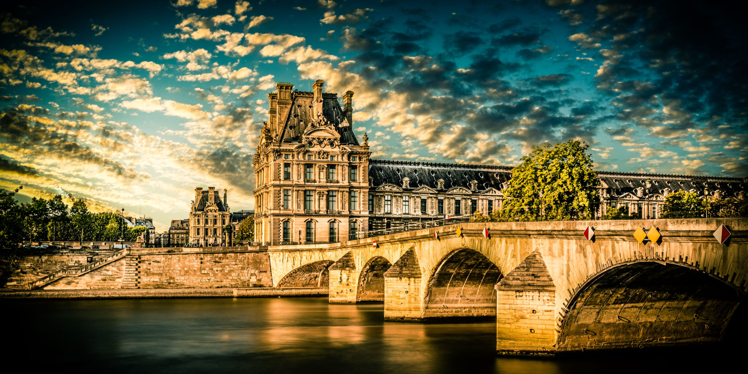 Across the Seine by Charles Santora Photography