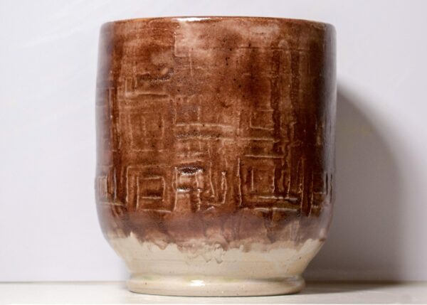 Greek Key Vase by Neena Plant Pottery
