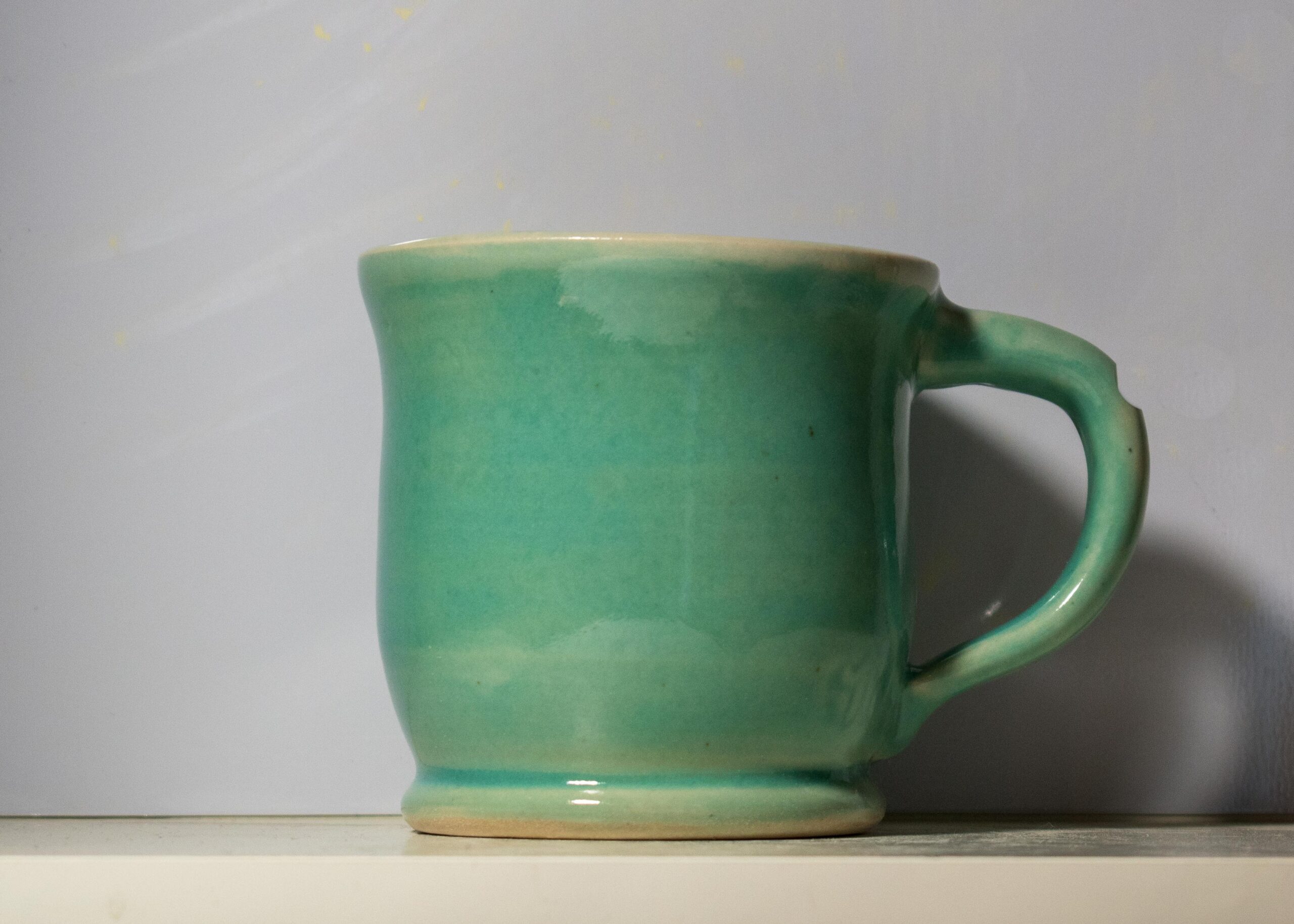 Mint Green Mug by Neena Plant Pottery