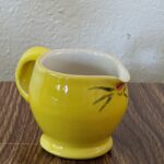 Yellow Mouse Cream Pitcher by Neena Plant Pottery