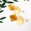 Classic Gold Studs By Icha Cantero Handmade Jewelry