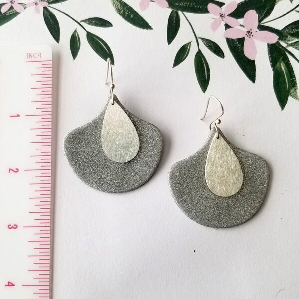 Pear Dangles By Icha Cantero Handmade Jewelry silver