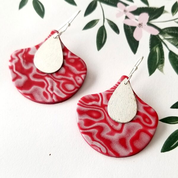 Pear Dangles By Icha Cantero Handmade Jewelry red sea