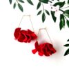 Boxy Flamenco Ruffle Hoops By Icha Cantero Handmade Jewelry