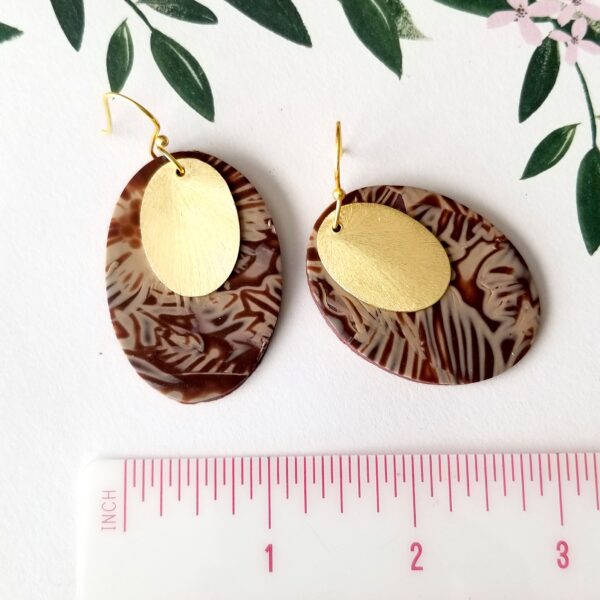 Coffee Palm Dangles By Icha Cantero Handmade Jewelry