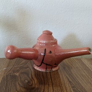 Pink Elephant Tea Pot by Neena Plant Pottery
