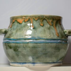 Round Handled Vase by Neena Plant Pottery
