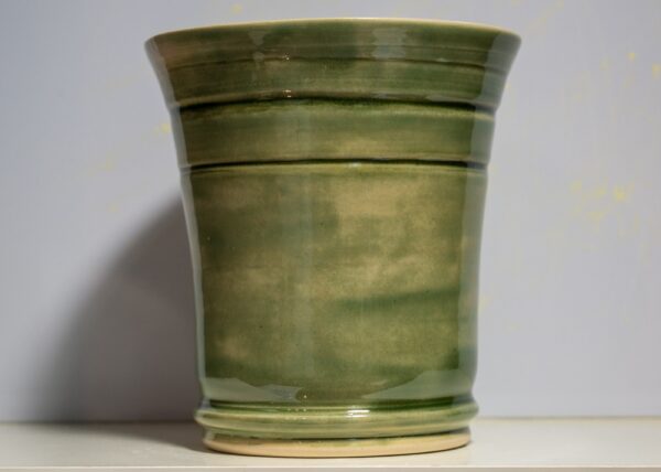Tall Ringed Vase by Neena Plant Pottery