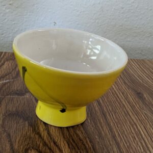 Yellow Tea Bowl by Neena Plant Pottery