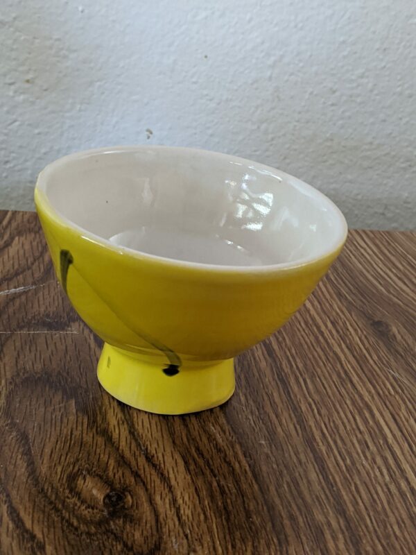 Yellow Tea Bowl by Neena Plant Pottery