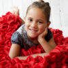 Red Lap Throw