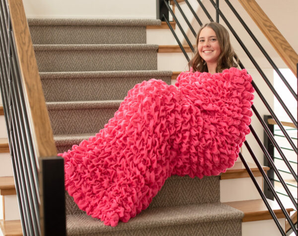 Bright Pink Adult Cocoon Sleep Sack For Teens and Adults