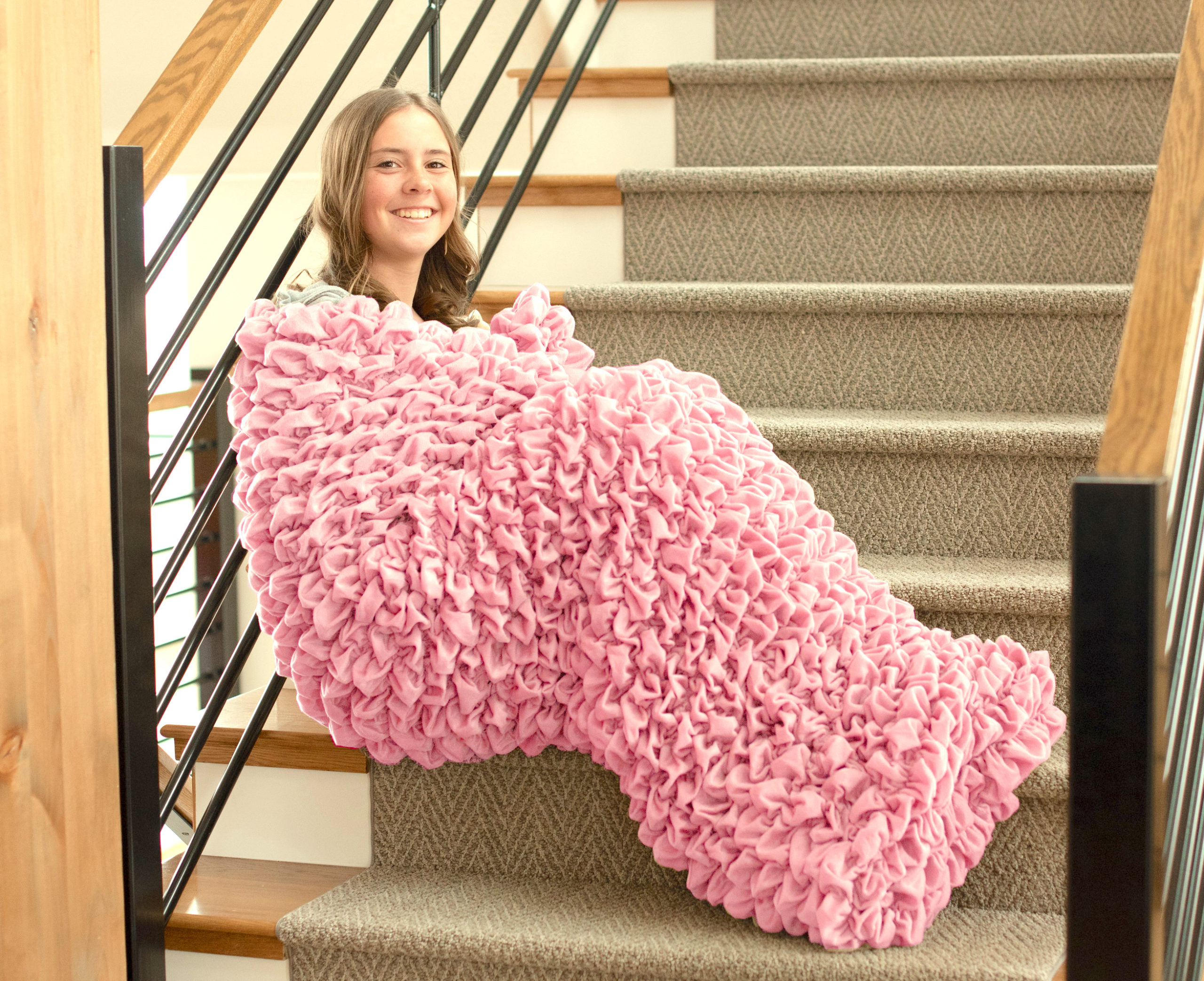 Pale Pink Adult Cocoon Sleep Sack For Teens and Adults