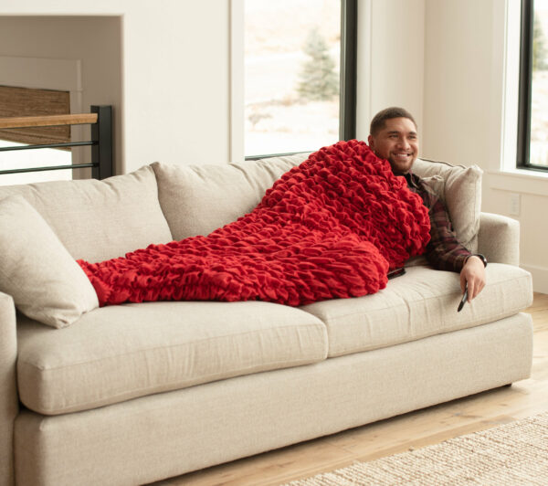 Red Adult Cocoon Sleep Sack For Teens and Adults