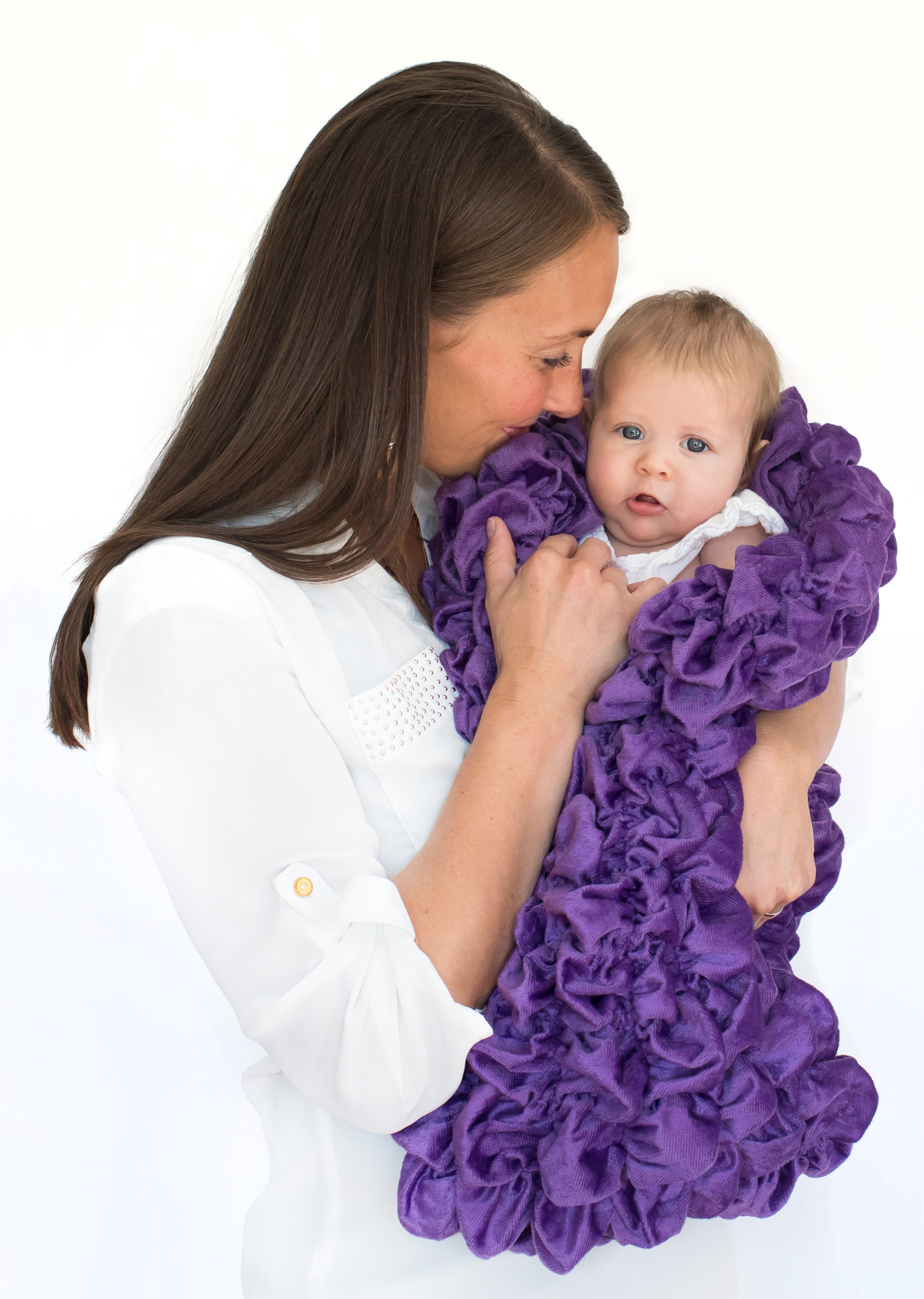 Purple Baby Cocoon Swaddle Sack