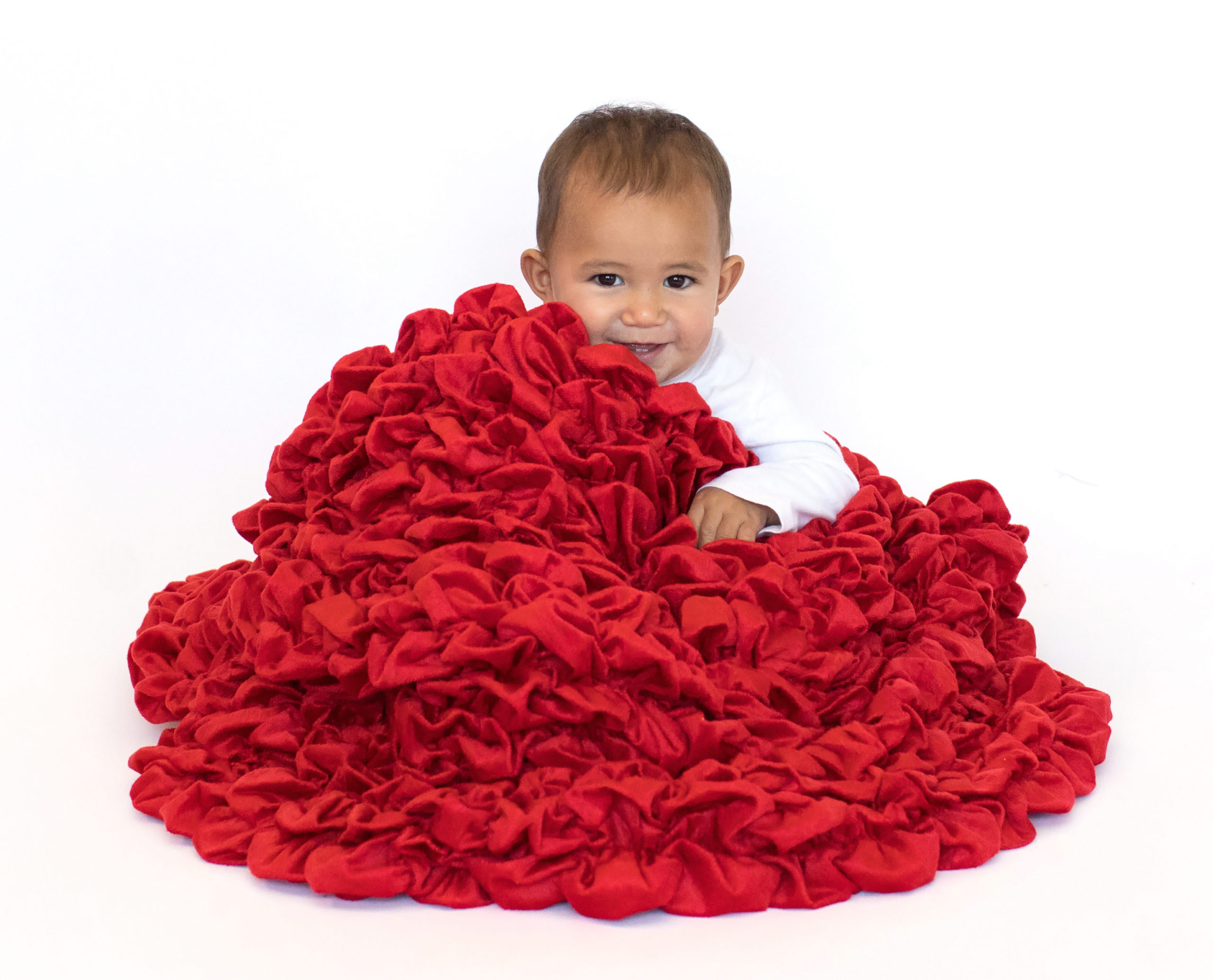 Red Crib Blanket