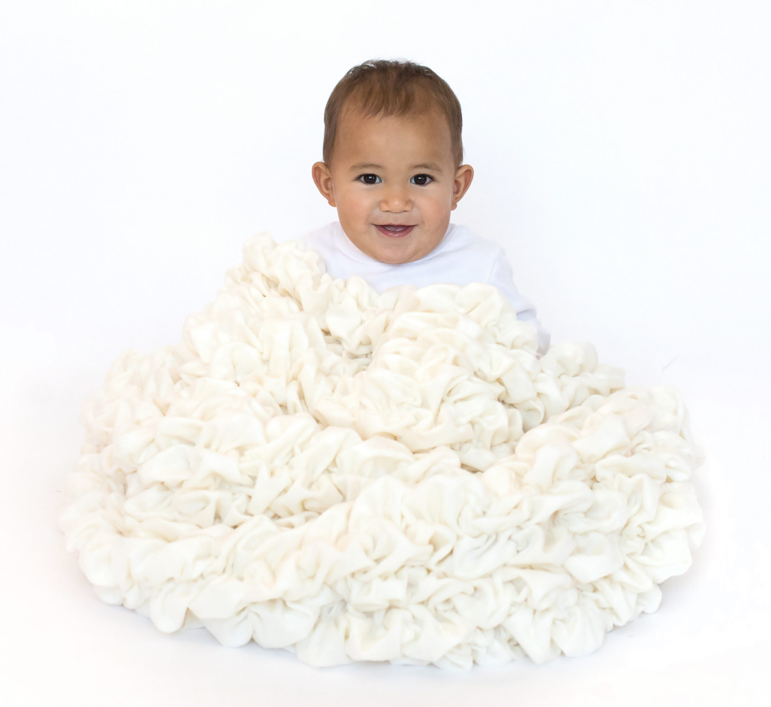 Cream Crib Blanket