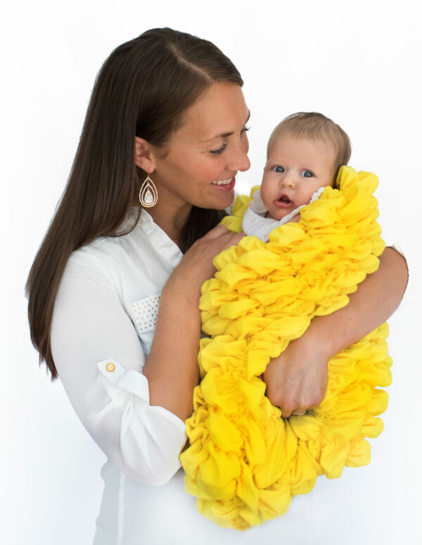 Yellow Baby Cocoon Swaddle Sack