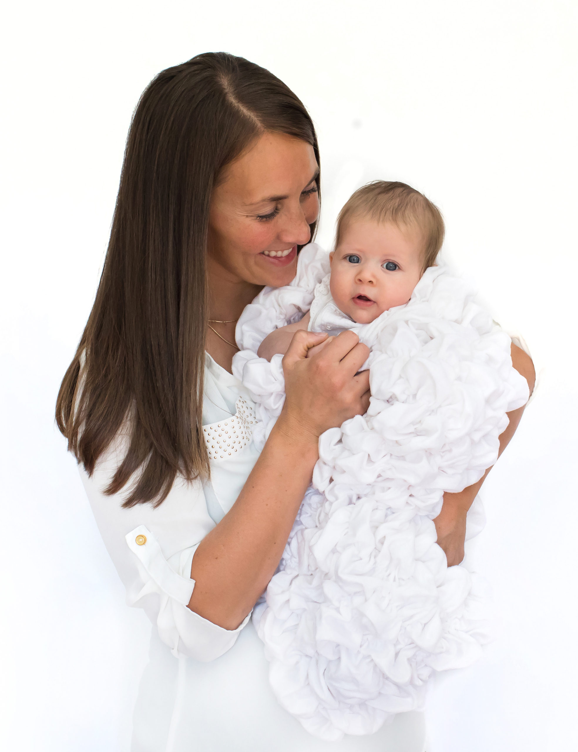 White Baby Cocoon Swaddle Sack