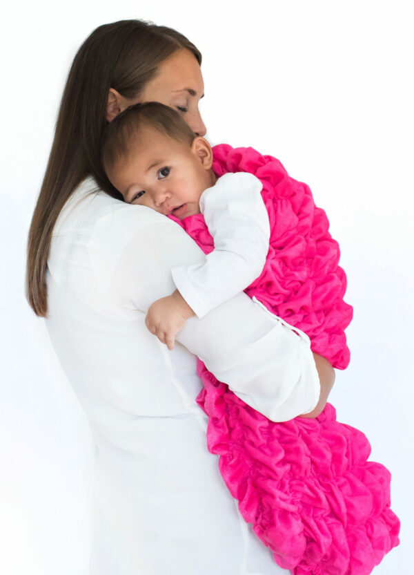 Bright Pink Baby Cocoon Swaddle Sack