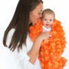 Orange Baby Cocoon Swaddle Sack