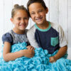 Bright Blue Lap Throw
