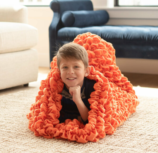 Orange Kids Cocoon Blanket