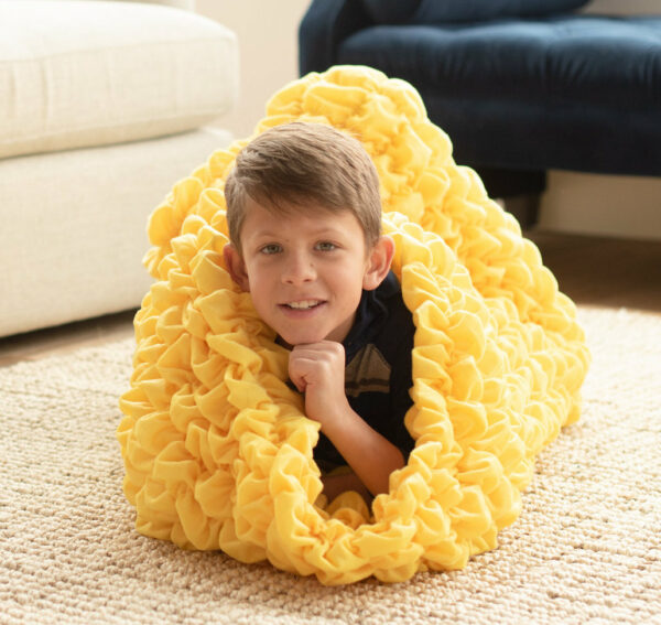 Yellow Kids Cocoon Blanket