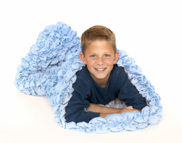 Pale Blue Kids Cocoon Blanket