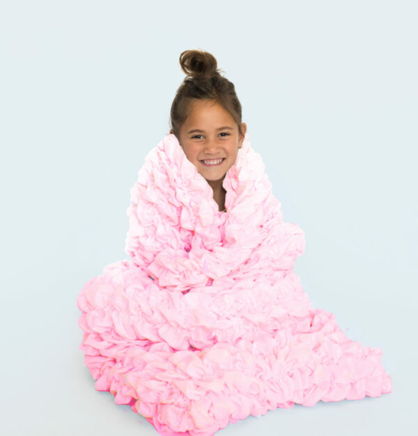 Pale Pink Kids Cocoon Blanket