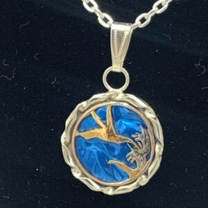 Tobago Hummingbird Pendant by Two Feathers Coin Art