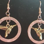 Hummingbird Earrings by J Paul Copper Creations