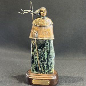 Crow Warrior Sculpture by Greenfield's Fine Arts