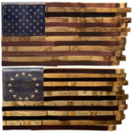 Old Glory Upcycled Wine Barrel American Flag by Vintage Honor