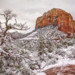 Courthouse Rock in Winter by Byron Neslen Photography