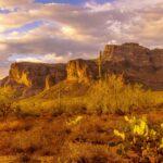 Monsoon Sunset Superstitions Mountains by Byron Neslen Photography