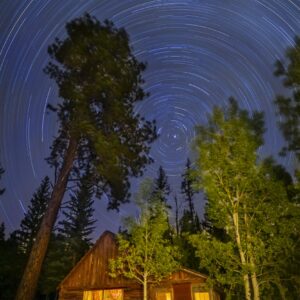 Pleasant Valley Cabin Star Trail by Byron Neslen Photography